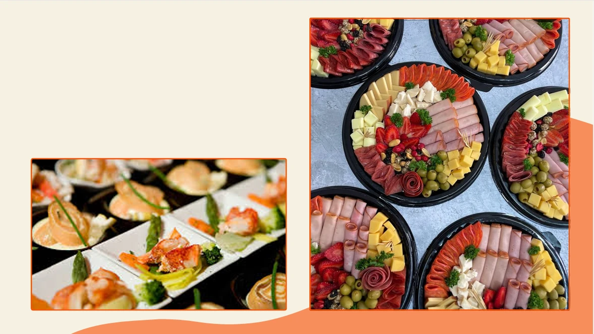 Bandejas de catering